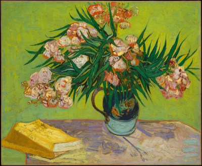 Van Gogh Martwa natura - wazon z oleandrami i kwiatami - reprodukcja